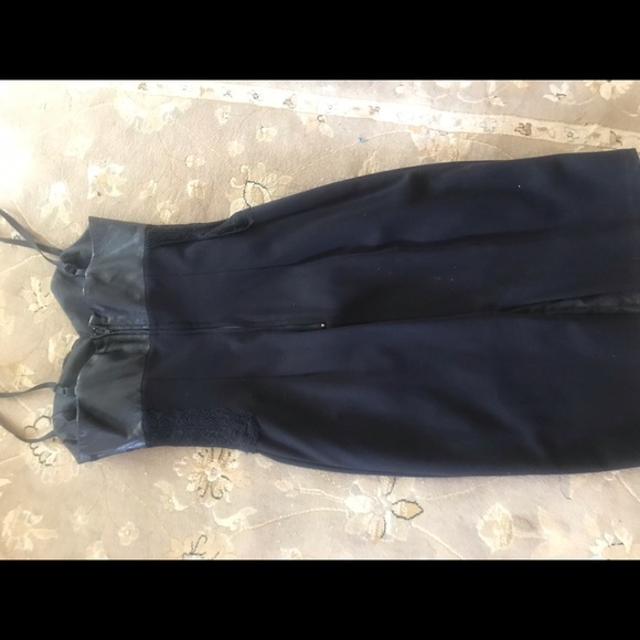 Darnier body con dress with leather and lace sz 4 as new - Picture 2 of 7